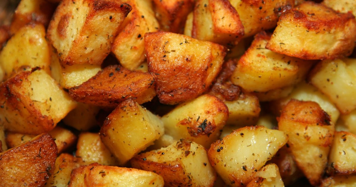 Roasted Potatoes and Shallots