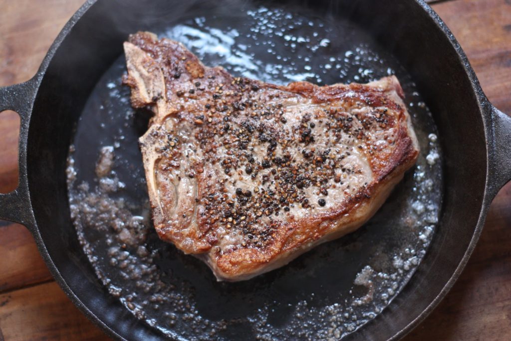 Pan-Seared Rib-Eye - Going My Wayz