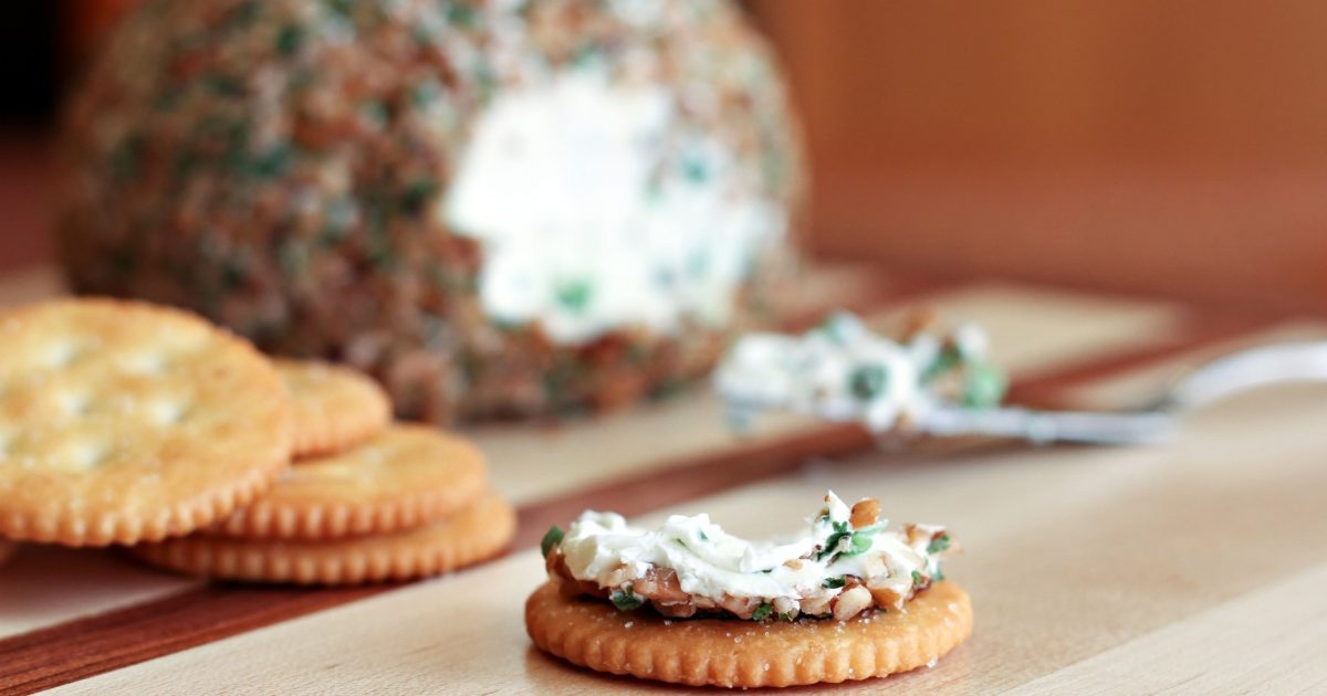 Garlic Onion Cheese Ball Recipe