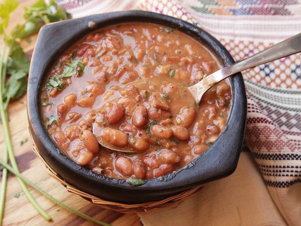 BaconSimmered Pinto Beans