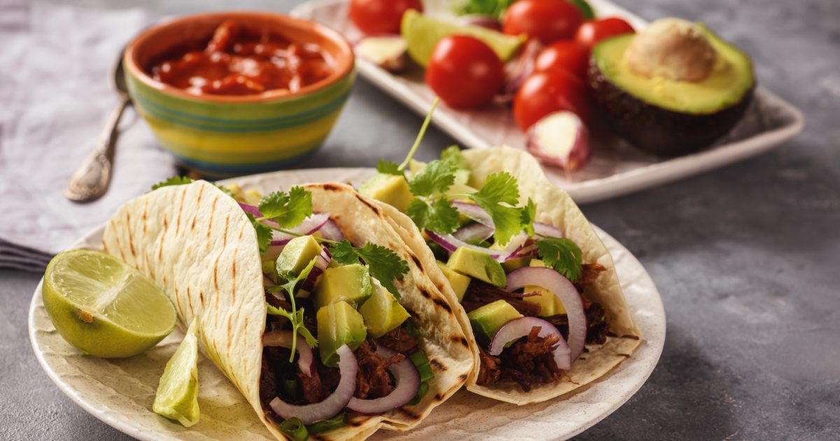 Crock Pot Beef Carnitas Tacos
