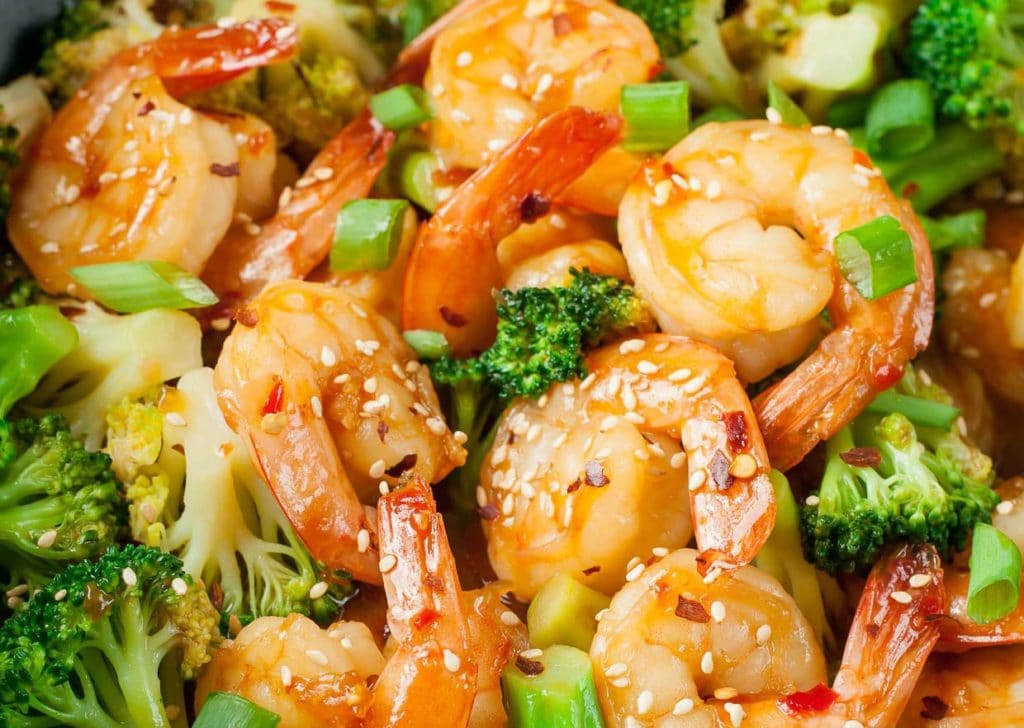 what is szechuan shrimp made of