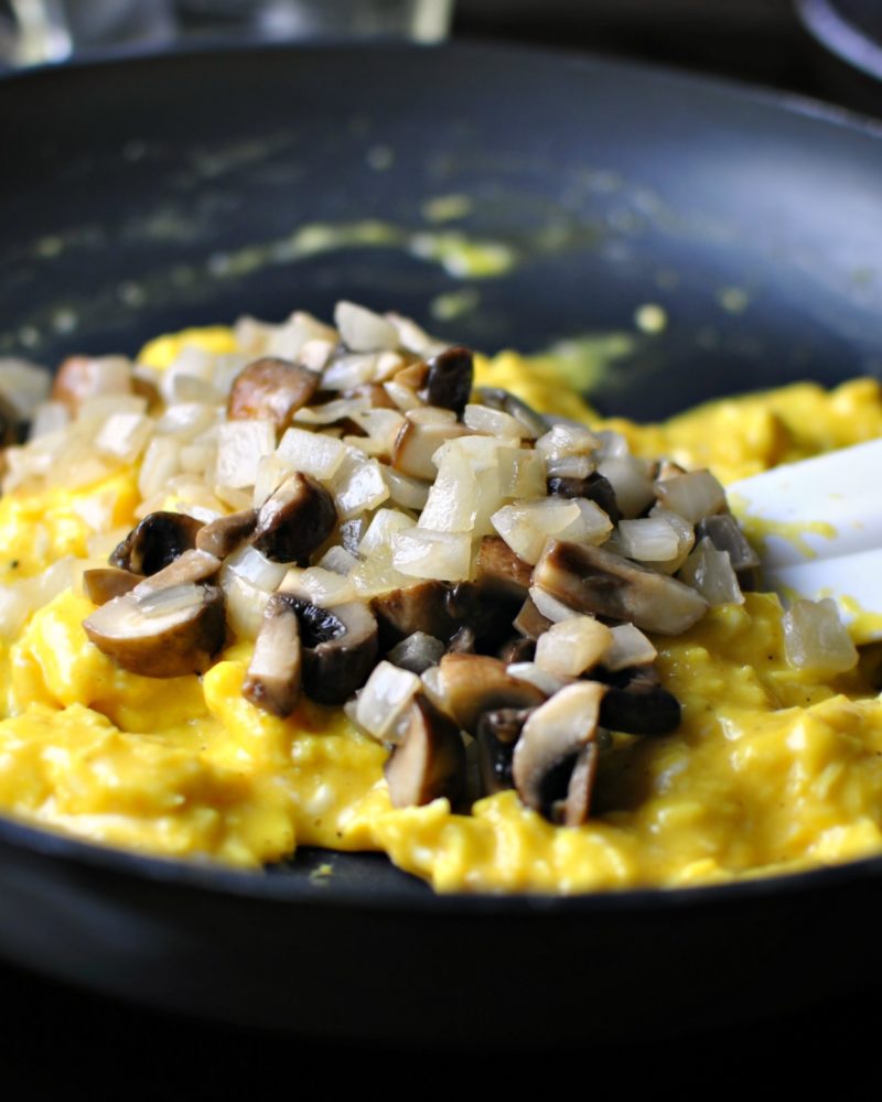 Mushroom Scrambled Eggs Going My Wayz