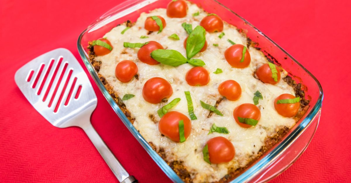 Caprese Quinoa Bake